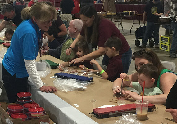 Kids ON TRACK - at the Northeast Outdoor Railway Festival